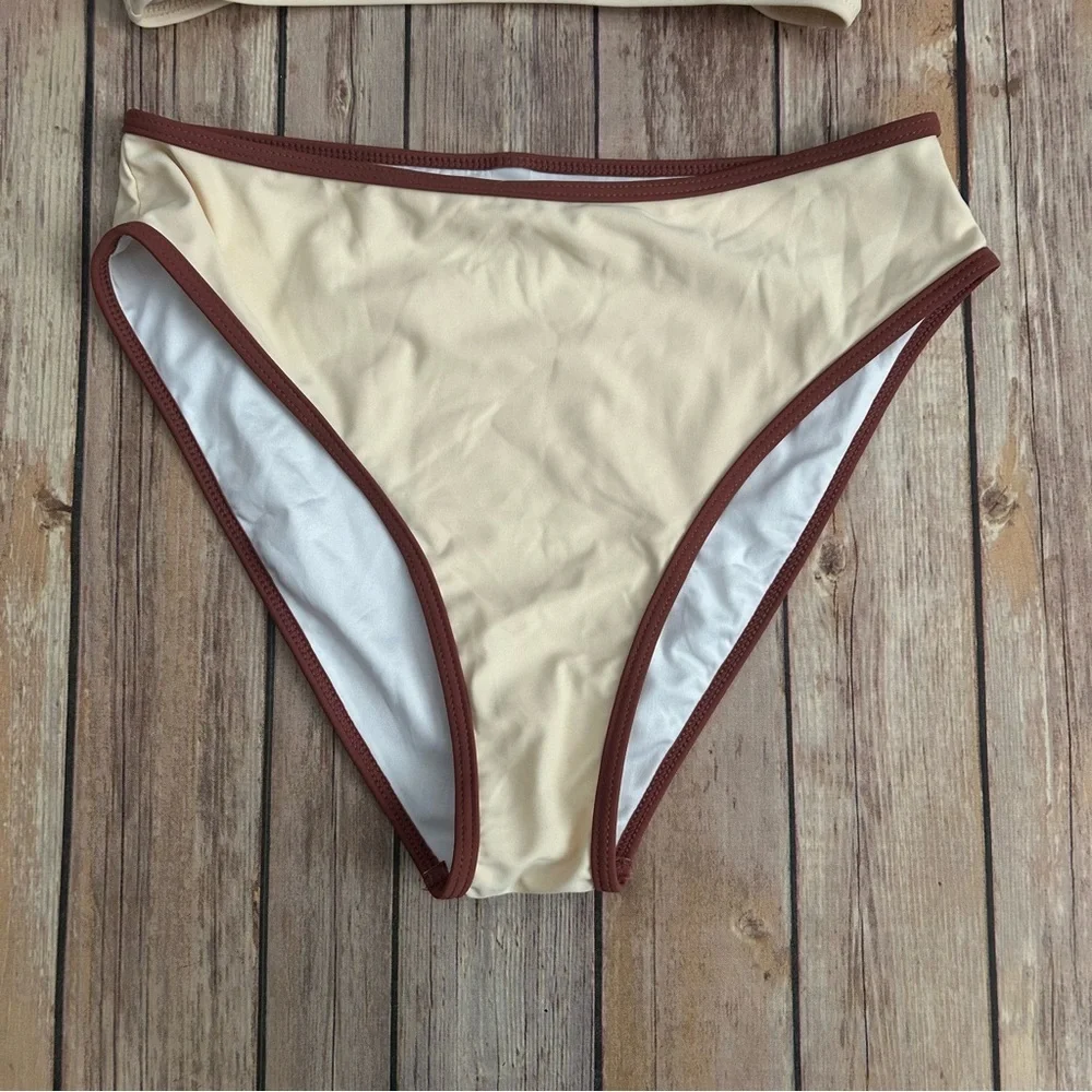 New Suuksess High Waisted Two Piece Bikini Set - Picture 3 of 6